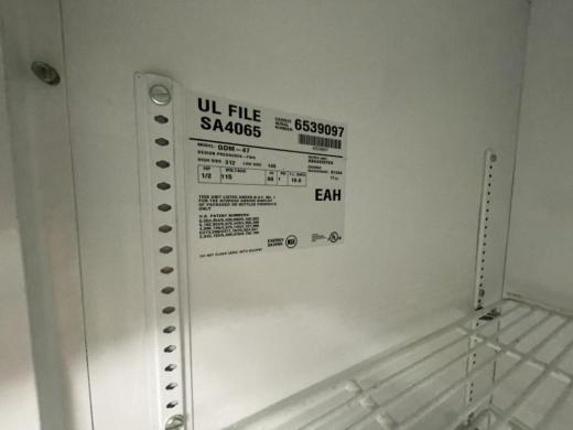 True Manufacturing GDM-47 Glass Door Laboratory Refrigerator with Digital Temperature Control-cover