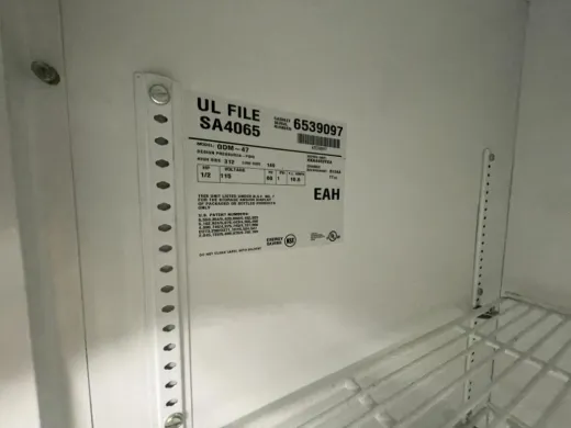 True Manufacturing GDM-47 Glass Door Laboratory Refrigerator with Digital Temperature Control