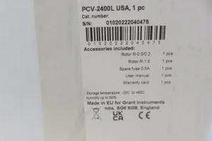 Grant Bio PCV-2400 Benchtop Mini Microcentrifuge with Integrated Tube Vortexer, 23 of 23