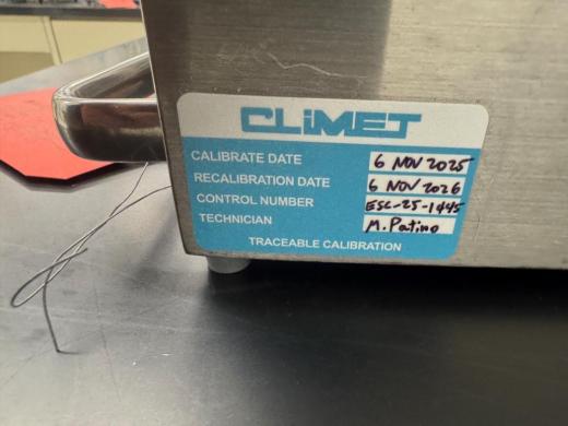 Climet CI-95A 100 LPM Microbial Air Sampler for Controlled Environments-cover