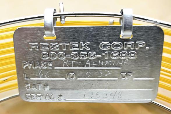 Restek Rt-Alumina (19703) 60 m x 0.32 mm x 3 µm Capillary Column-cover