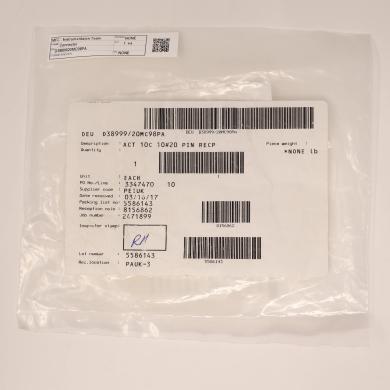 TE Connectivity D38999/20MC98PA Circular MIL-Spec 10-Pin Waterproof Connector-cover
