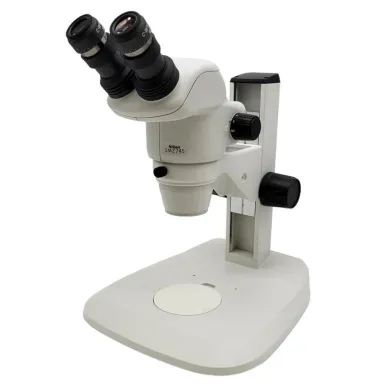 Nikon SMZ745 Stereo Microscope with Large Base Stand and LED Ring Light