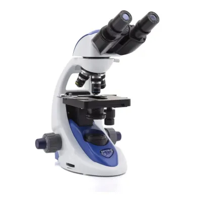 B-190 Binocular Brightfield Compound Microscope with 1000x Magnification and PLAN Objectives