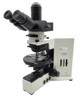 Olympus BX50 Pol Polarizing Microscope with Trinocular Head for Advanced Imaging