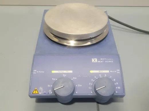 IKA RCT Basic Magnetic Stirrer with Heating Plate, 1100 rpm, 300 °C max