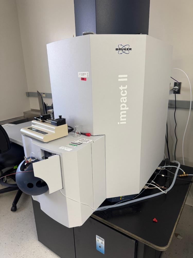 Bruker Impact II High-Resolution Quadrupole Time-of-Flight (Q-TOF) Mass Spectrometer with Nitrogen Generator