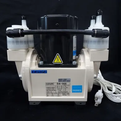 AS ONE DA-30S Dry Diaphragm Vacuum Pump 26.6 kPa, Model 1-671-07
