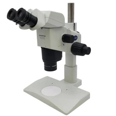 Olympus Stereo Microscope SZX12 with Trinocular Head and LED Ringlight-cover