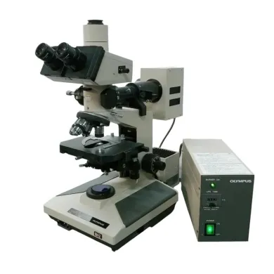 Olympus BH2 Microscope with Fluorescence and Super Wide Trinocular Head