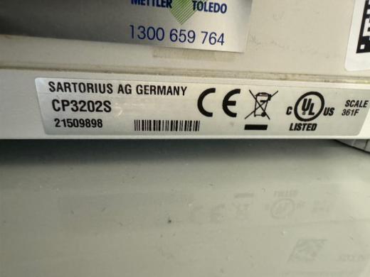 Sartorius CP3202 S Precision Digital Laboratory Scale with Stainless Steel Platform-cover