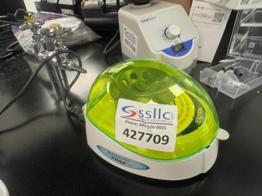 Benchmark Scientific myFuge Mini Centrifuge C1008-G with Green Transparent Lid-cover