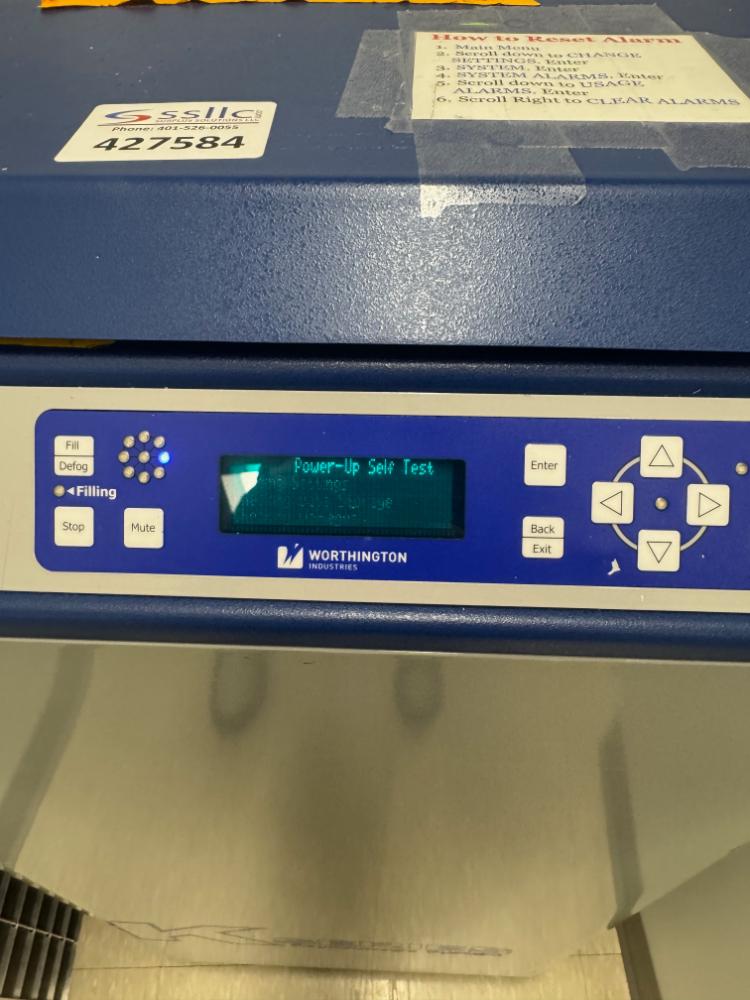 Taylor-Wharton K Series 10K Cryogenic Storage System with Shelving
