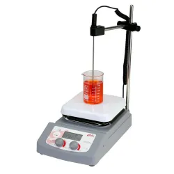 Globe Scientific GHS-380HS-UK-EU Digital Hotplate Magnetic Stirrer with Ceramic Surface, 2 of 9