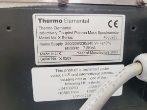 Thermo Elemental X Series ICP-MS Mass Spectrometer with Software, 31 of 36
