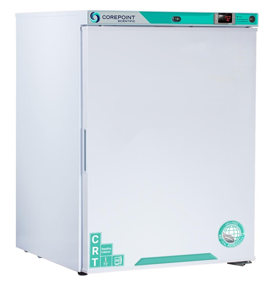 Corepoint Scientific CRTPR061WWW-0 20C to 25C Solid Door Freestanding Undercounter Controlled Room Temperature (CRT) Cabinet