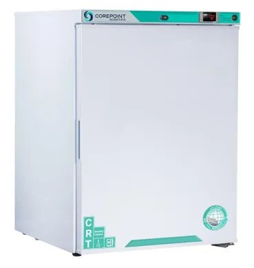 Corepoint Scientific CRTPR061WWW-0 20C to 25C Solid Door Freestanding Undercounter Controlled Room Temperature (CRT) Cabinet