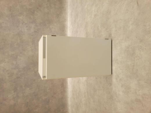 S+B Plinth Cabinet high RT White 420-cover
