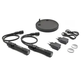 USB-Powered Pair of Arm Illuminators with Magnetic Fixing Plates and Metal Base, 2 of 2