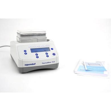 Eppendorf Thermomixer F2.0 with 24x2.0 mL Block for Precise Sample Mixing and Heating-cover