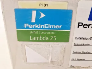 Perkin Elmer Lambda 25 UV/Vis Spectrophotometer, 7 of 17