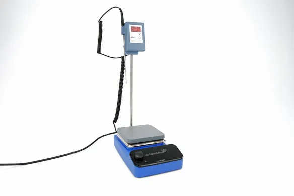 Stuart SS150B Analogue Aluminum Hotplate, Blue, with SCT1 Temperature Probe