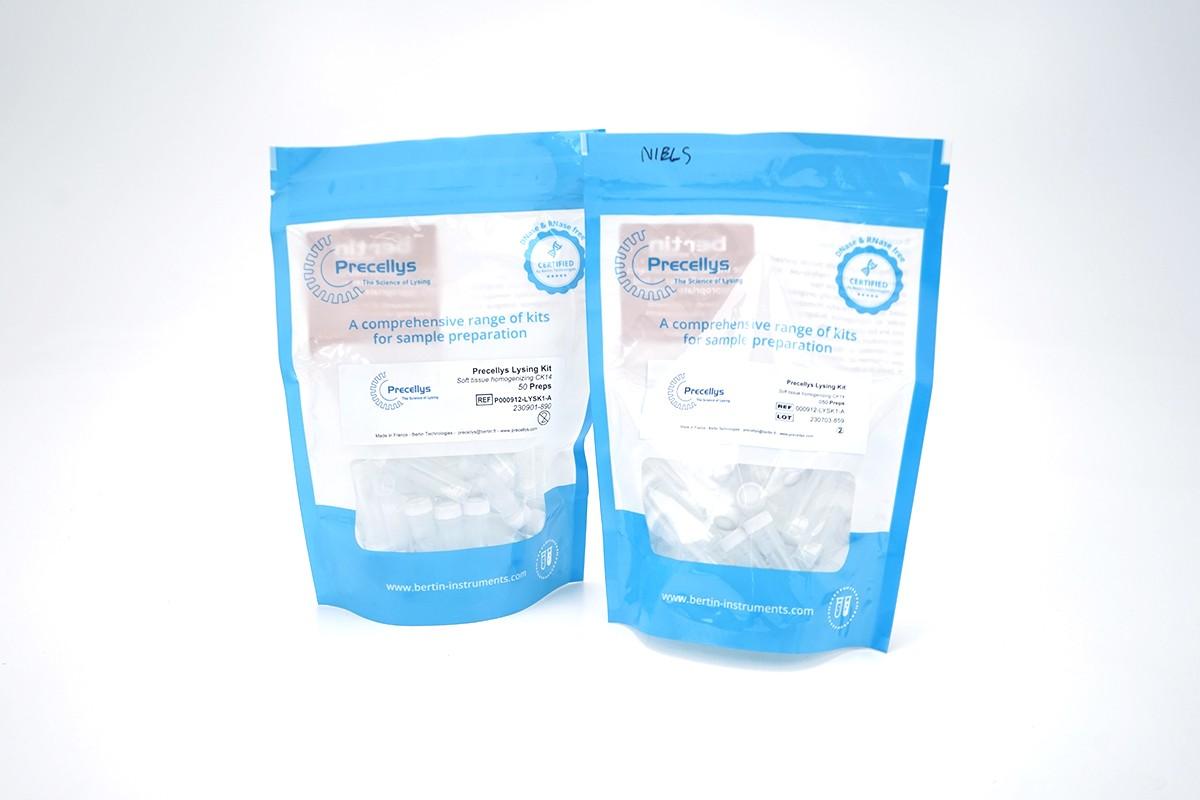 Bertin Technologies Precellys 000912-LYSK1-A 2 mL Sample Preparation Tubes, 1 Bag
