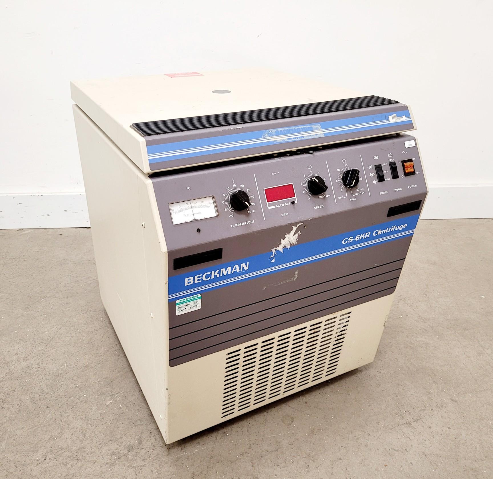 Beckman GS-6KR Refrigerated Centrifuge with PTS-2000 Rotor