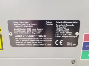 Epilog Legend 36 EXT Model 9000 CO2 Laser Cutter System for Large-Format Precision Cutting, 11 of 29