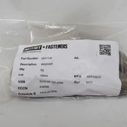 Military Cadmium Plated Steel Washer AN970 Series for Aeronautical Applications, 2 of 4
