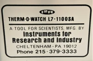 I2R Therm-O-Watch L7-1100SA Liquid Level Monitor and Power Supply, 5 of 5