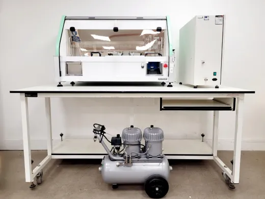 Singer Robot Model Rotor-HDA Integrated with Junair OF302-4S Orbital Shaker and Werther CW 100/24 AL Cooling Unit