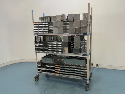 Stainless Steel Freezer Racks for Laboratory Sample Storage and Organization