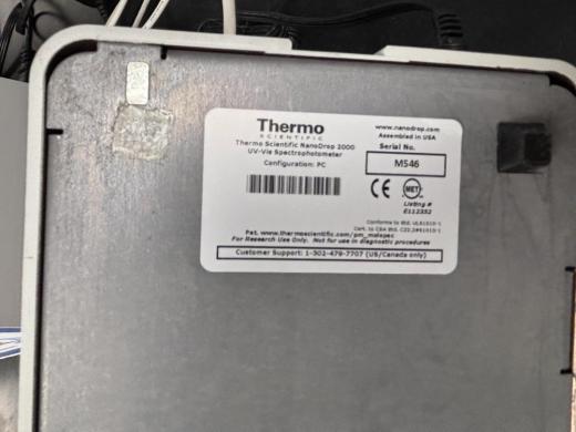 Thermo Scientific NanoDrop 2000 UV Vis Spectrophotometer-cover