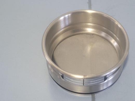 RETSCH 100x40mm Stainless Steel Test Sieve with 50 µm Mesh Size-cover