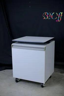 ATOM 4706-1~10 One-Door Side Desk with Casters, 48 × 52 × 68 cm