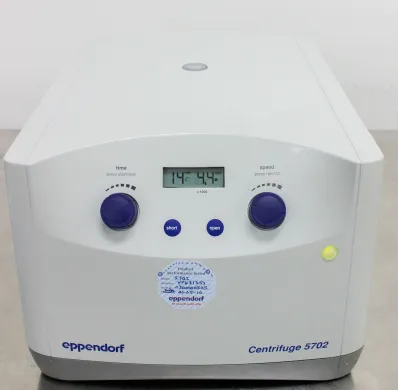 Eppendorf 5702 Benchtop Centrifuge with A-4-38 Rotor, 4400 RPM, Non-Refrigerated