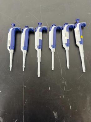 Rainin Pipet-Lite XLS Single Channel Manual Pipettes Set of 6 for Precise Liquid Handling-cover