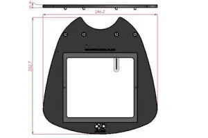 Okolab NIKON SMZSL ITO Glass Warming Plate for Nikon Stereo Microscopes, 2 of 4