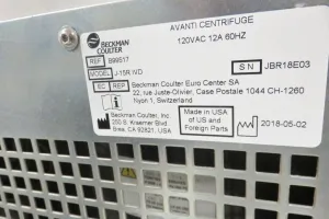 Beckman Coulter Avanti J 15R Benchtop Refrigerated High-Speed Centrifuge, 15 of 15