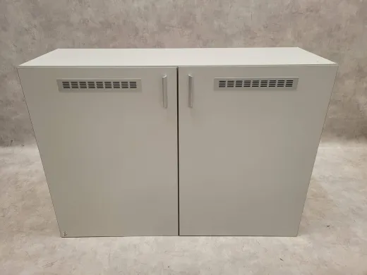 Potteau Plinth Cabinet Double Door L. Gray 1500