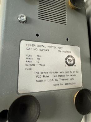 Fisher Scientific Digital Vortex Mixer Model 9454VFDGUS for Precise Sample Mixing-cover