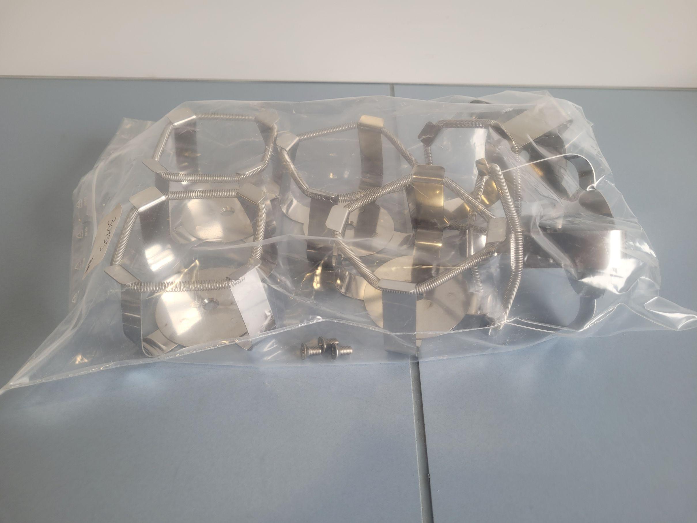 Stainless Steel Clamps Set for Shaker - 300 ml Erlenmeyer
