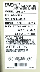 OneAC CP1107 Power Conditioner, 4 of 4
