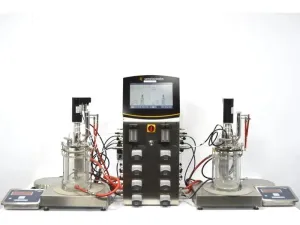Sartorius Biostat B Dual Control Jacketed Autoclavable Bioreactor System for Microbial Cultures, 2L Vessels, 2 of 48