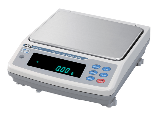 A&D MC-10K Mass Comparator Balance, 10.1 kg capacity, 0.001 g readability-cover