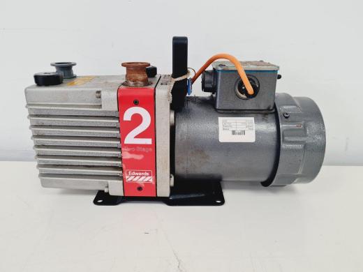 Edwards Model E2M2 Rotary Vane High Vacuum Pump 2 Two stage Lab-cover