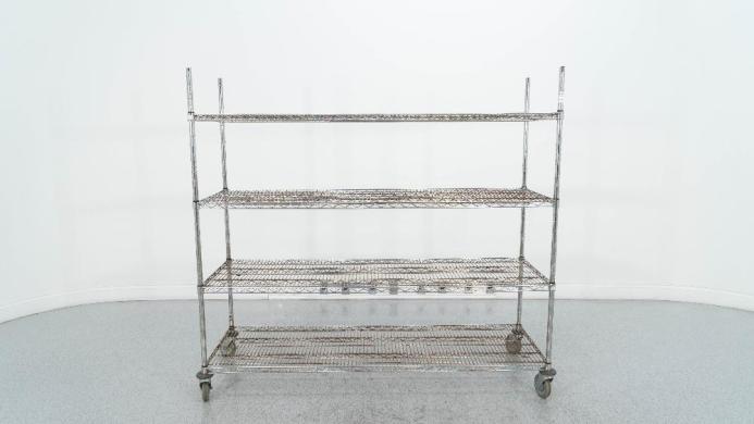 6-Foot Portable Wire Shelving Unit for Laboratory Storage-cover
