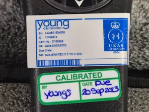 TSI Alnor LCA501 Handheld Rotating Vane Air Velocity Meter, 6 of 8