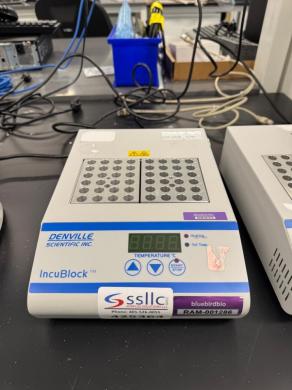 Denville IncuBlock Heatblock 96-Well Digital Laboratory Heat Block for Microtube Temperature Control-cover